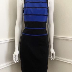 WHBM NAVY AND BLACK DRESS